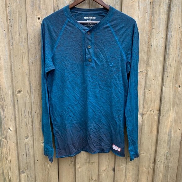 Vintage True Religion Gradient Contrast T Shirt Small - Picture 2 of 6